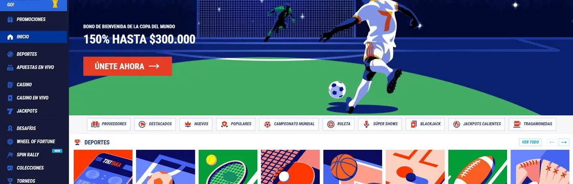 Plataforma de apuestas deportivas de Tikitaka